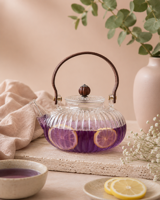 Retro Glass Teapot