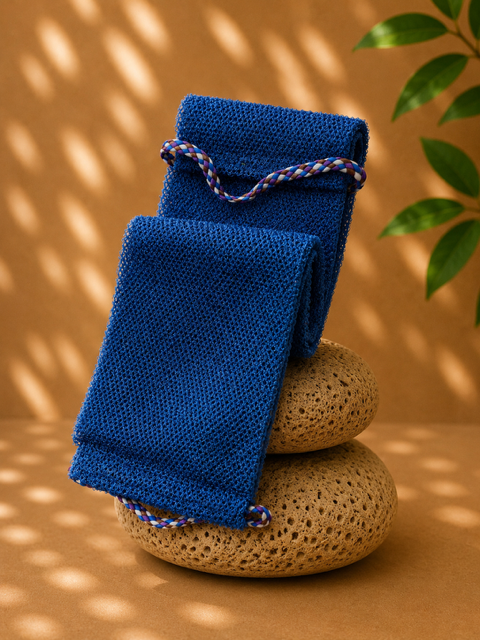 Net Shower Sponge (with Handle)